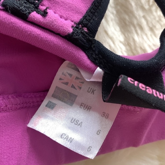 Vintage 90's zippered sports bra athletic bra top S - Picture 10 of 12